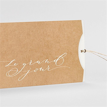 Faire-part mariage photomaton pochette duo