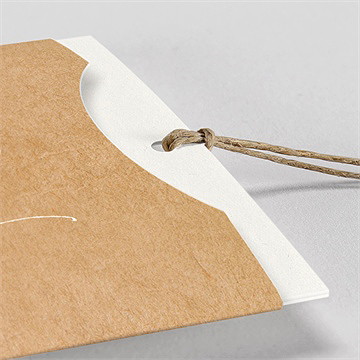 Faire-part mariage photomaton pochette duo - Détail du faire-part