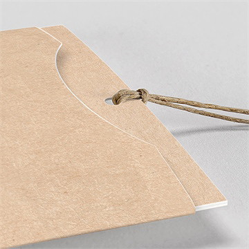 Faire-part mariage a l'aventure pochette duo ! - Détail du faire-part