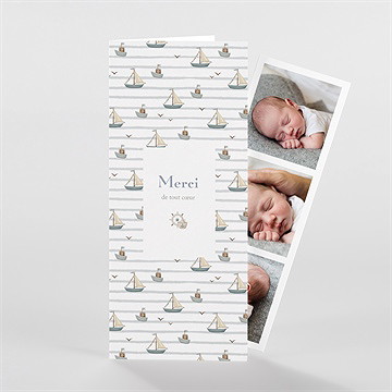 Remerciement naissance mon petit marin