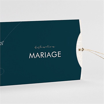 Faire-part mariage notre passeport pochette duo