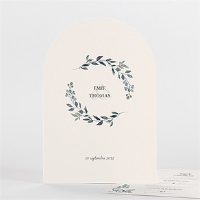Faire-part mariage bel eclat arche