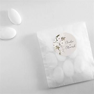 Sticker mariage orchidées - Mise en situation