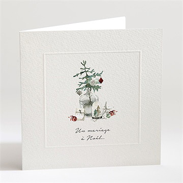 Faire-part mariage en hiver