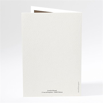 Carte de voeux conte de noël - Dos de la carte