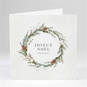 Carte de voeux noël et nouvelle année