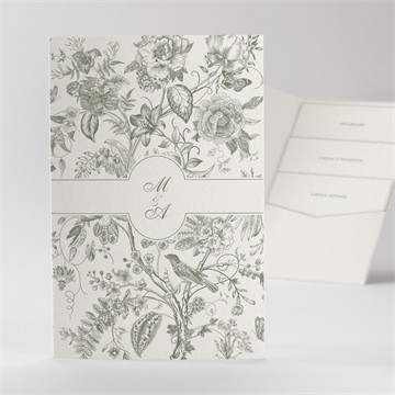 Faire-part mariage romance