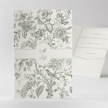 Faire-part mariage romance