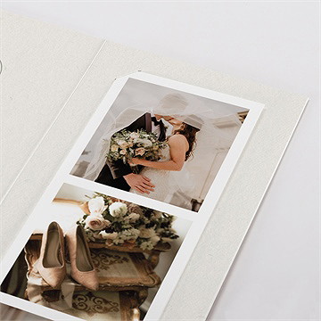 Remerciement mariage romance - Détail du faire-part