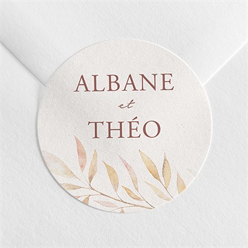 Sticker mariage poésie boheme - Mise en situation