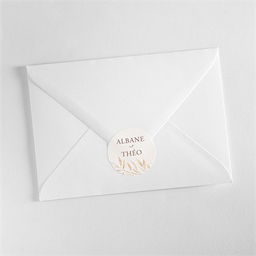 Sticker mariage poésie boheme - Mise en situation