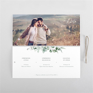 Faire-part mariage lyrisme - Cartes intérieures verso