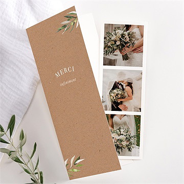 Remerciement mariage provençal