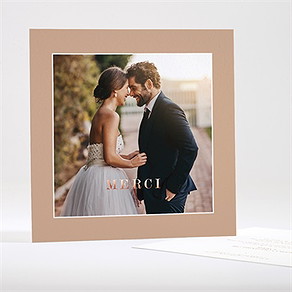 Remerciement mariage engagés