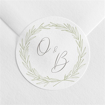 Sticker mariage tendre elegance
