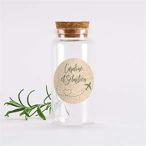 Mignonette mariage billet d'avion