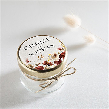 Sticker mariage en automne - Mise en situation