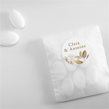 Sticker mariage délicatesse végétale - Mise en situation