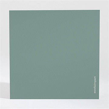 Carton réponse mariage sculpture - Dos du carton