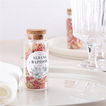 Mignonette mariage sculpture sticker - Mise en situation