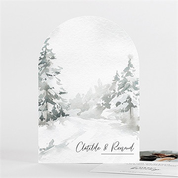 Remerciement mariage montagnes