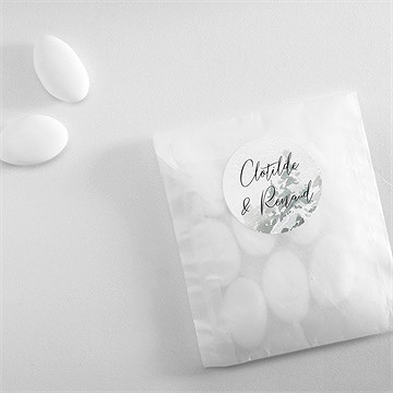 Sticker mariage montagnes - Mise en situation