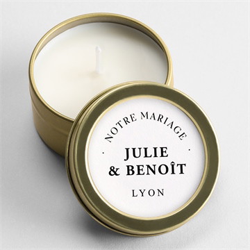 Bougie mariage apothicaire