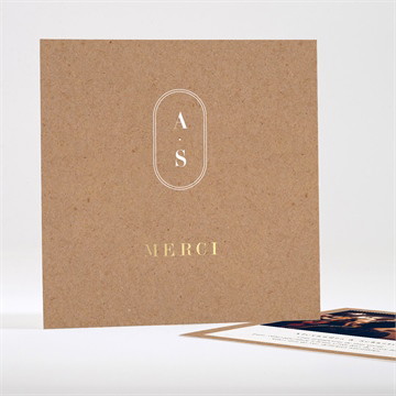 Carte dorure - carré