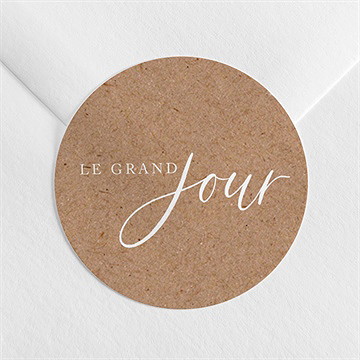 Sticker mariage notre absolu - Mise en situation