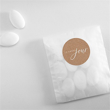 Sticker mariage notre absolu - Mise en situation