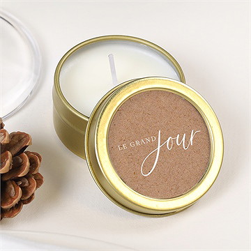 Bougie mariage notre absolu or