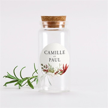 Mignonette mariage fleurs d'hiver