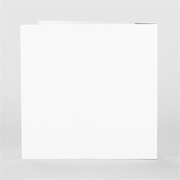 Faire-part mariage création vierge pliée ruban - Dos du faire-part