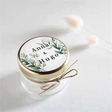 Sticker mariage emeraude - Mise en situation