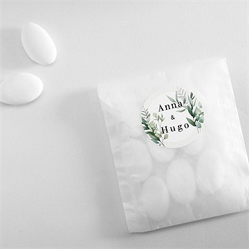 Sticker mariage emeraude - Mise en situation