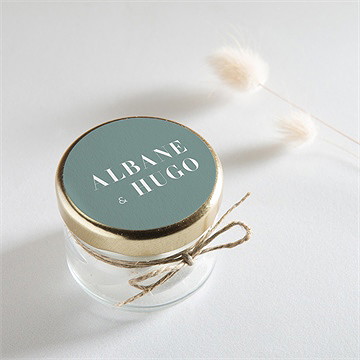 Sticker mariage annonce minimaliste - Mise en situation