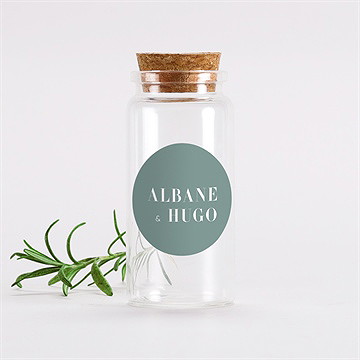 Mignonette mariage annonce sticker