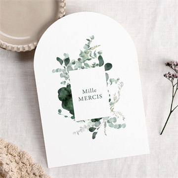 Remerciement mariage tendre murmure