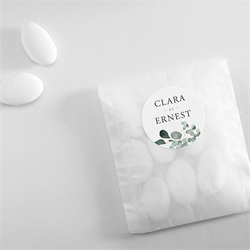 Sticker mariage tendre murmure