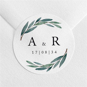 Sticker mariage notre chemin - Mise en situation