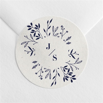 Sticker mariage notre idylle