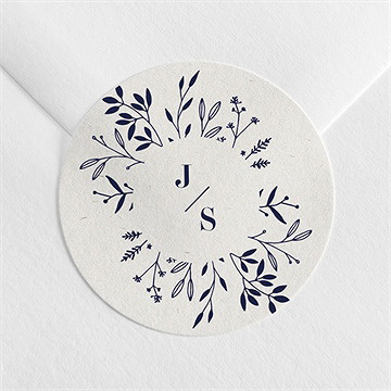 Sticker mariage notre idylle - Mise en situation