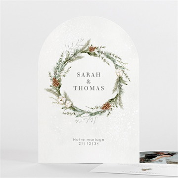 Remerciement mariage noël