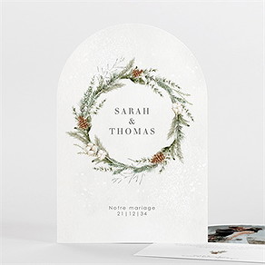 Remerciement mariage noël