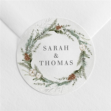 Sticker mariage noël