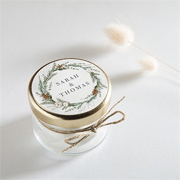 Sticker mariage noël - Mise en situation