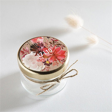 Sticker mariage floral - Mise en situation