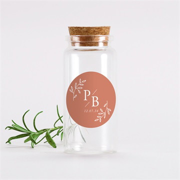 Mignonette mariage douce terracotta étui