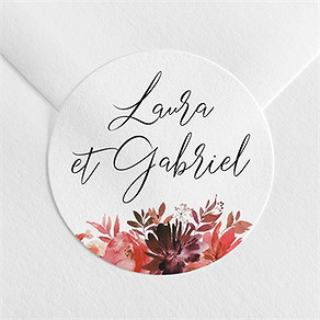 Sticker mariage bordeaux
