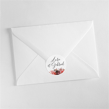 Sticker mariage bordeaux - Mise en situation